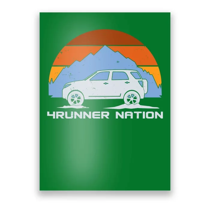 Retro 4Runner Nation Poster