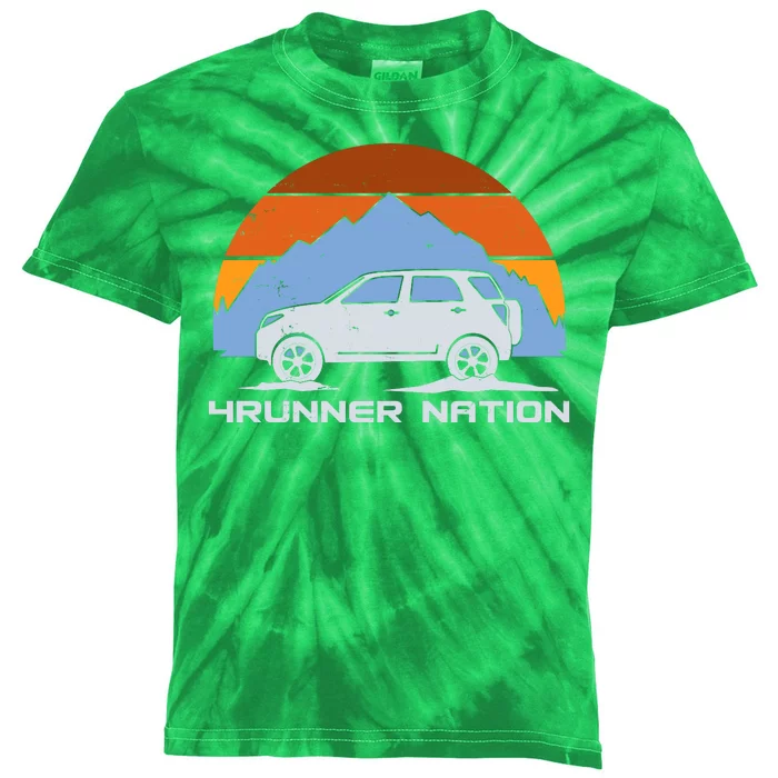 Retro 4Runner Nation Kids Tie-Dye T-Shirt