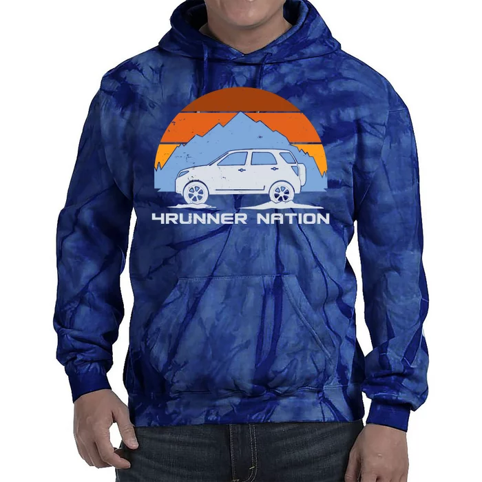 Retro 4Runner Nation Tie Dye Hoodie