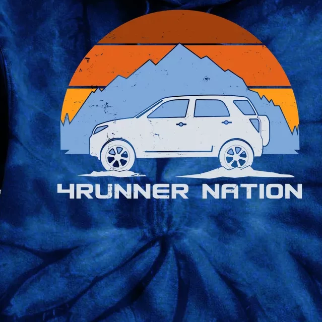 Retro 4Runner Nation Tie Dye Hoodie