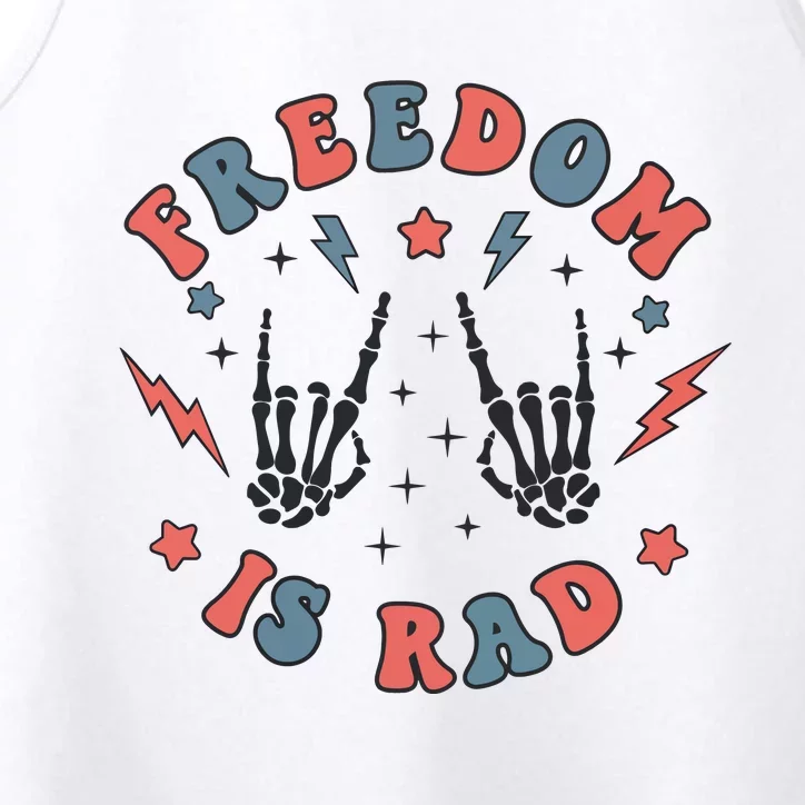 Radiology 4th Of July Freedom Is Rad Performance Tank