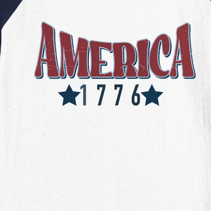 Retro 4th Of July Baseball Sleeve Shirt