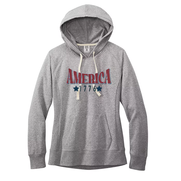 Retro 4th Of July Women's Fleece Hoodie