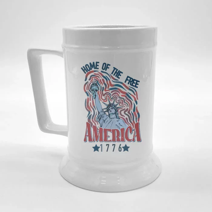 Retro 4th Of July Front & Back Beer Stein