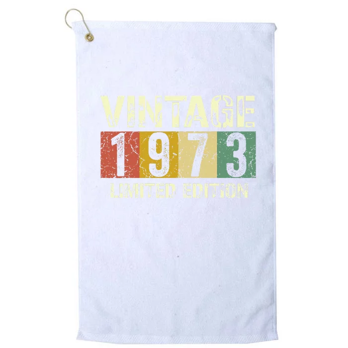 Retro 50th Birthday Party Supplies 1973 Decorations Platinum Collection Golf Towel