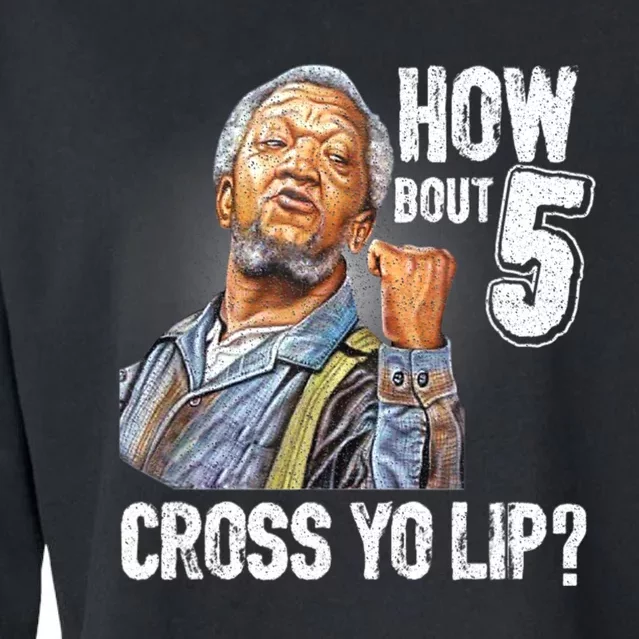 Retro 5 Cross Sanford And Son Funny For Men And Women Cropped Pullover Crew