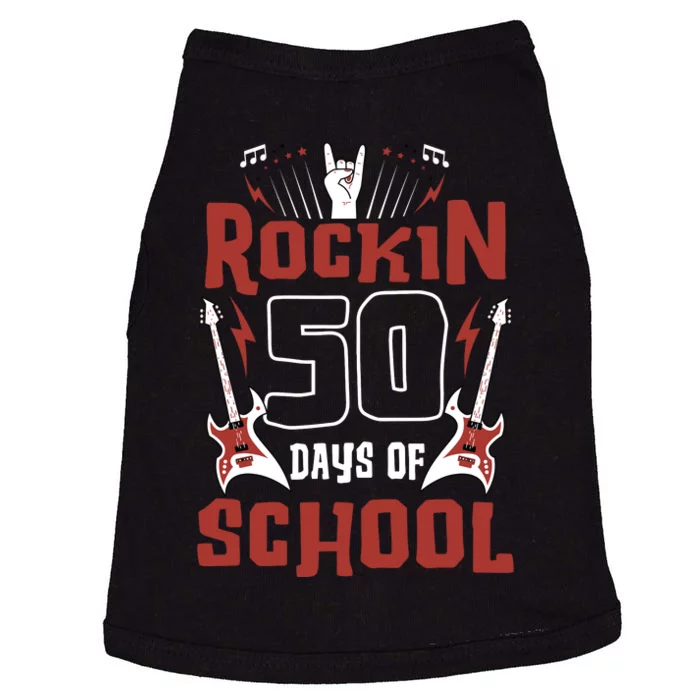 Rockin 50 Days Of School 50th Day Of School 50 Days Smarter Doggie Tank