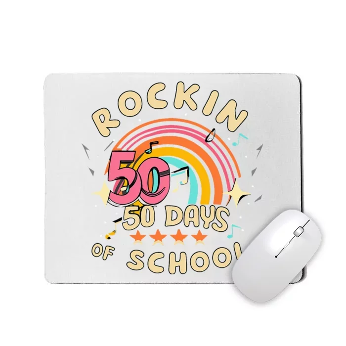 Rockin 50 Days of School 50th Day of School Mousepad