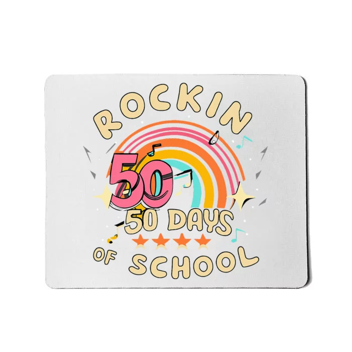 Rockin 50 Days of School 50th Day of School Mousepad