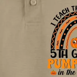 Rainbow 5Th Grade Teacher I Teach The Cutest Pumpkins Great Gift Dry Zone Grid Performance Polo