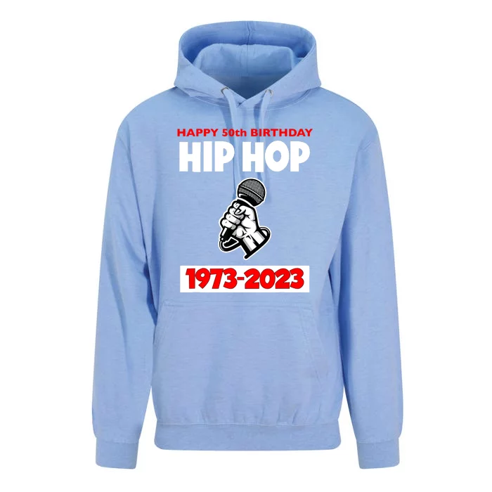 Retro 50 Years Hip Hop 50th Anniversary Mic Gift Unisex Surf Hoodie