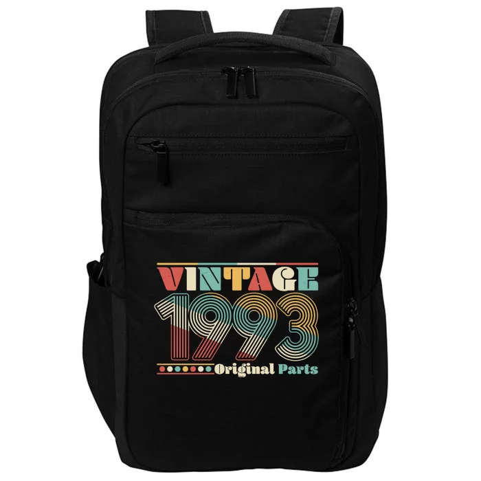 Retro 60s 70s Style Vintage 1993 Original Parts 30th Birthday Impact Tech Backpack