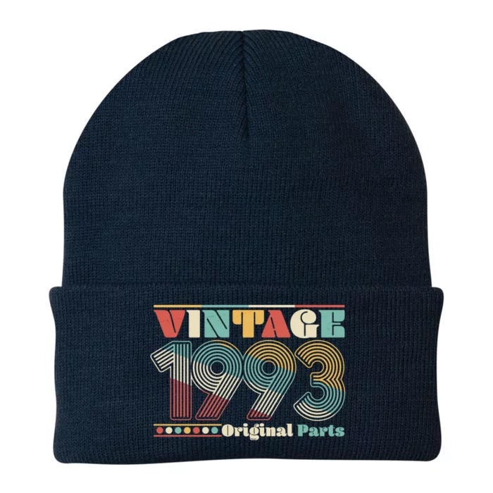 Retro 60s 70s Style Vintage 1993 Original Parts 30th Birthday Knit Cap Winter Beanie