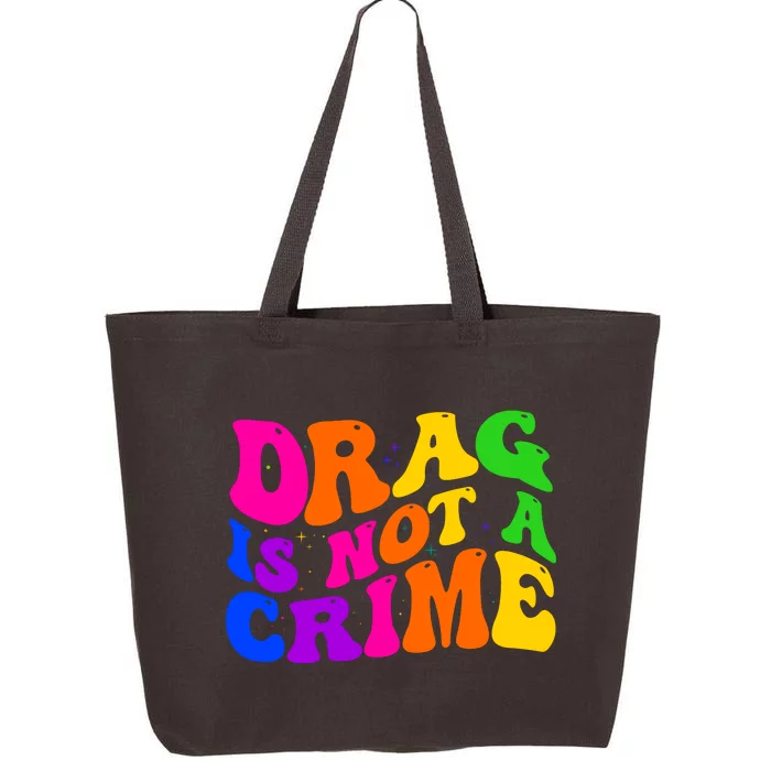 Retro 60's Drag Is Not A Crime 25L Jumbo Tote