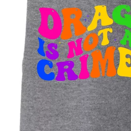 Retro 60's Drag Is Not A Crime Doggie 3-End Fleece Hoodie