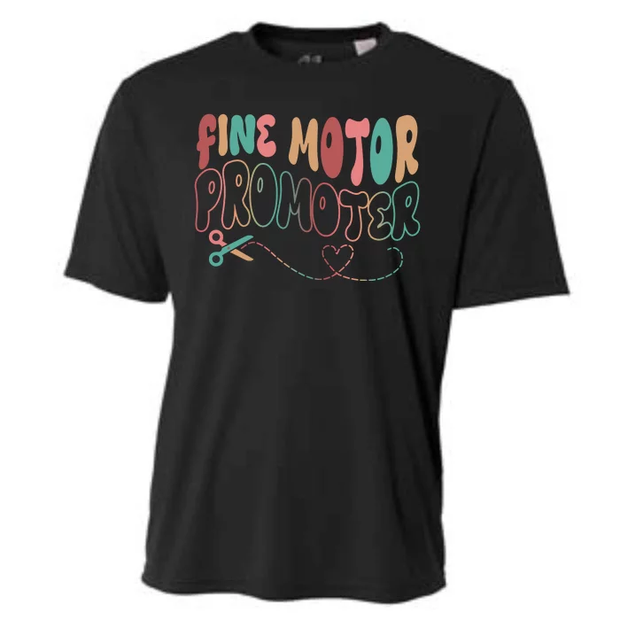 Retro 60s Fine Motor Promoter Occupational Therapy Cooling Performance Crew T-Shirt