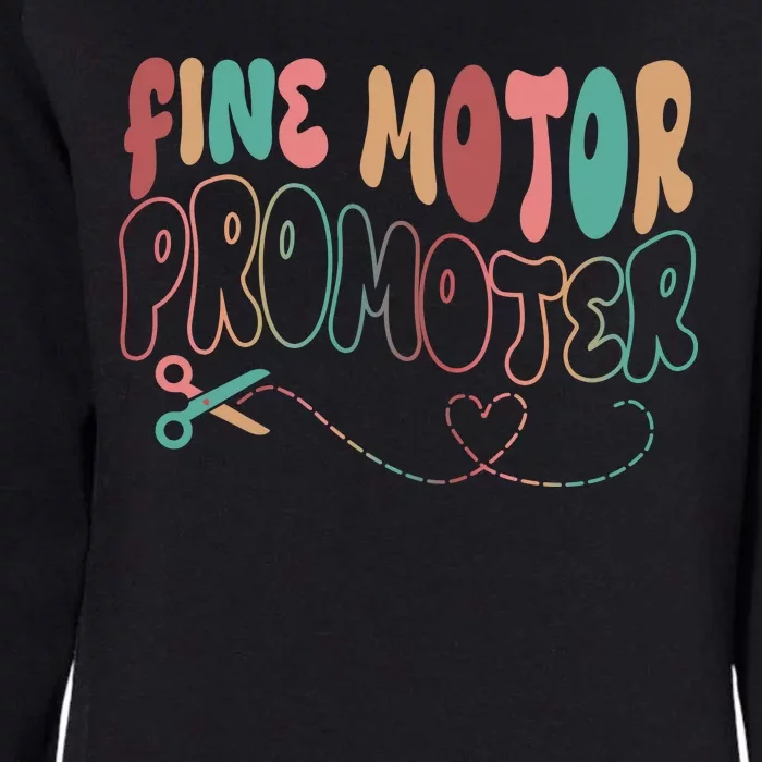 Retro 60s Fine Motor Promoter Occupational Therapy Womens California Wash Sweatshirt