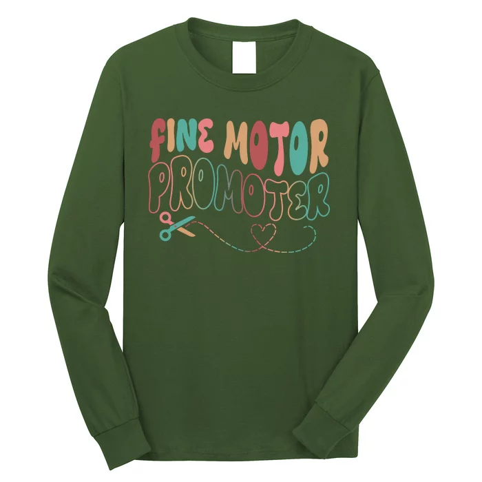 Retro 60s Fine Motor Promoter Occupational Therapy Long Sleeve Shirt