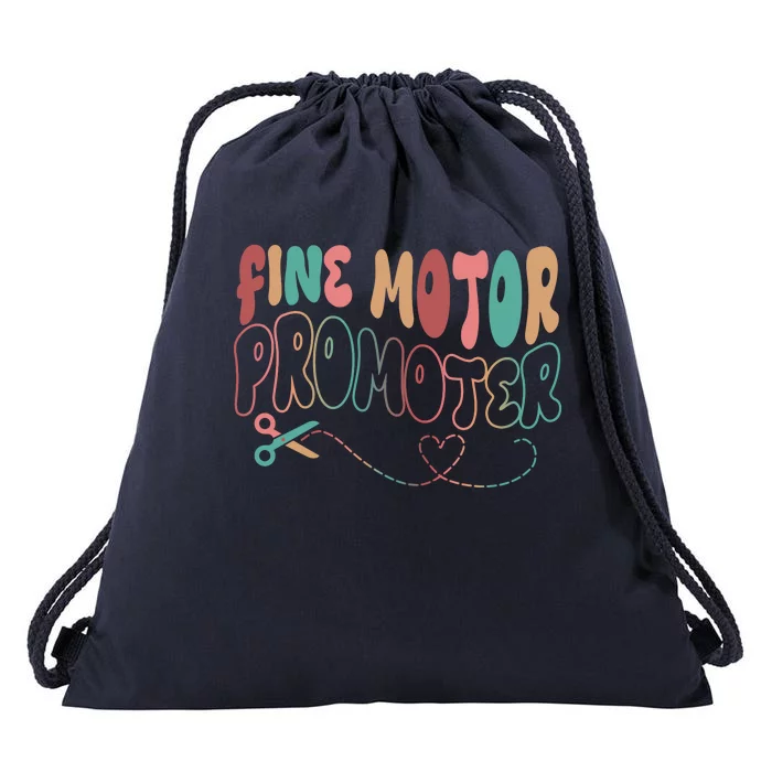 Retro 60s Fine Motor Promoter Occupational Therapy Drawstring Bag