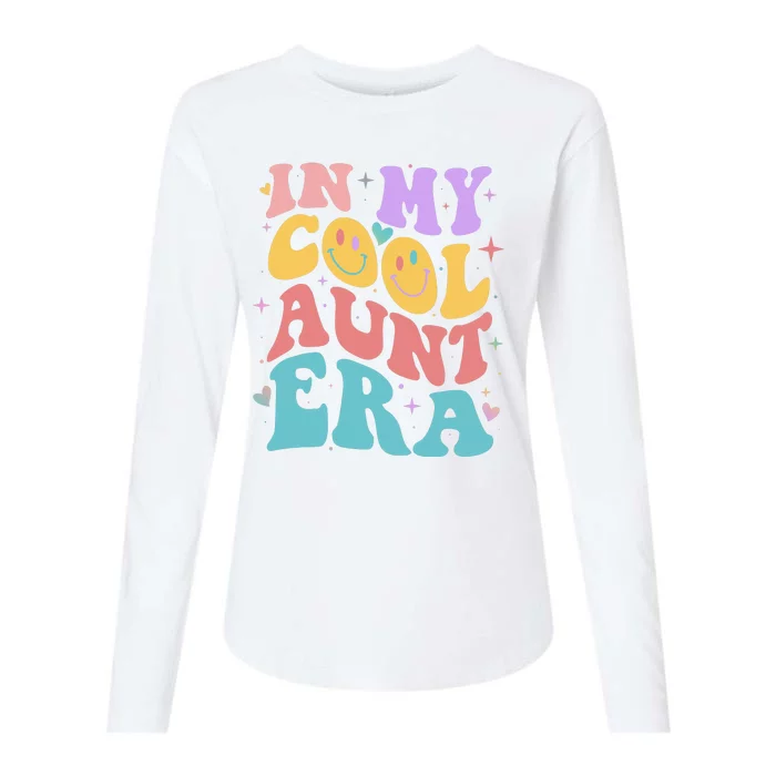 Retro 60s Hippie In My Cool Aunt Era Womens Cotton Relaxed Long Sleeve T-Shirt