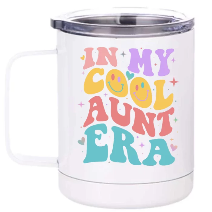 Retro 60s Hippie In My Cool Aunt Era Front & Back 12oz Stainless Steel Tumbler Cup