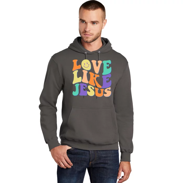 Retro 60s Love Like Jesus Hoodie