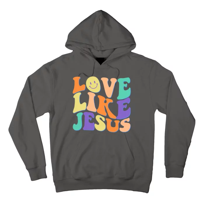 Retro 60s Love Like Jesus Hoodie