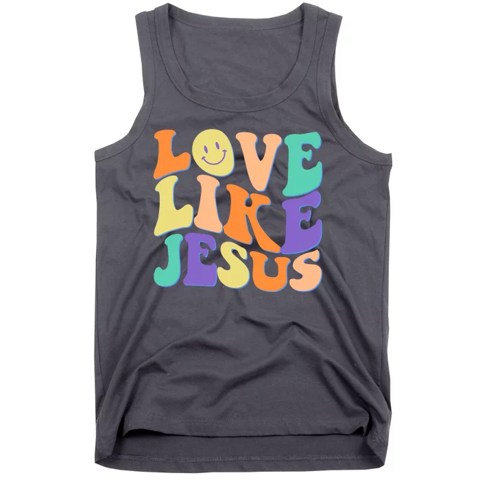 Retro 60s Love Like Jesus Tank Top