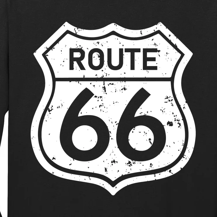 Route 66 Rustic Tall Long Sleeve T-Shirt