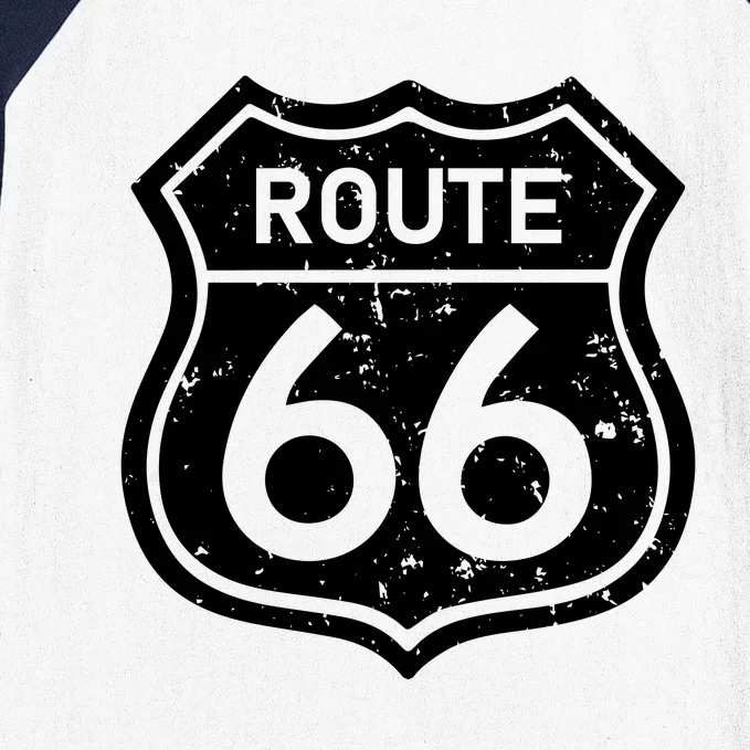 Route 66 Rustic Baseball Sleeve Shirt