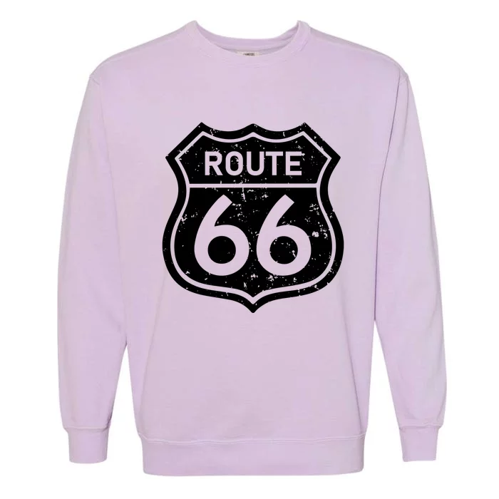 Route 66 Rustic Garment-Dyed Sweatshirt