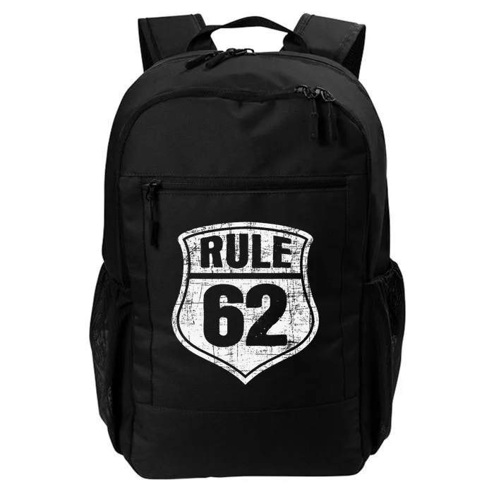 Rule 62 Sobriety Anniversary Recovery Sober AA NA Daily Commute Backpack