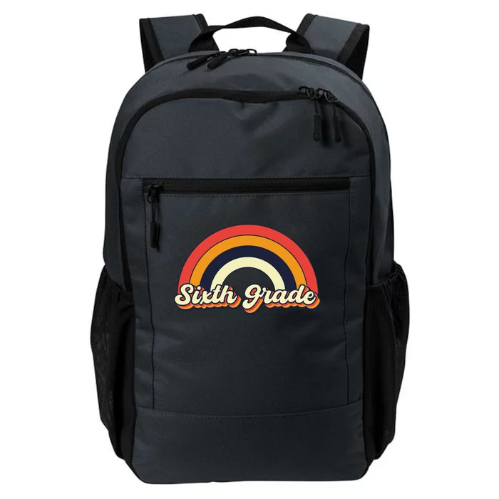 Retro 6Th Sixth Grade Squad Teacher Team 6Th Grade Funny Gift Daily Commute Backpack