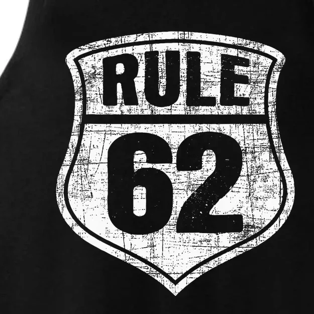 Rule 62 Sobriety Anniversary Recovery Sober Aa Na Ladies Tri-Blend Wicking Tank