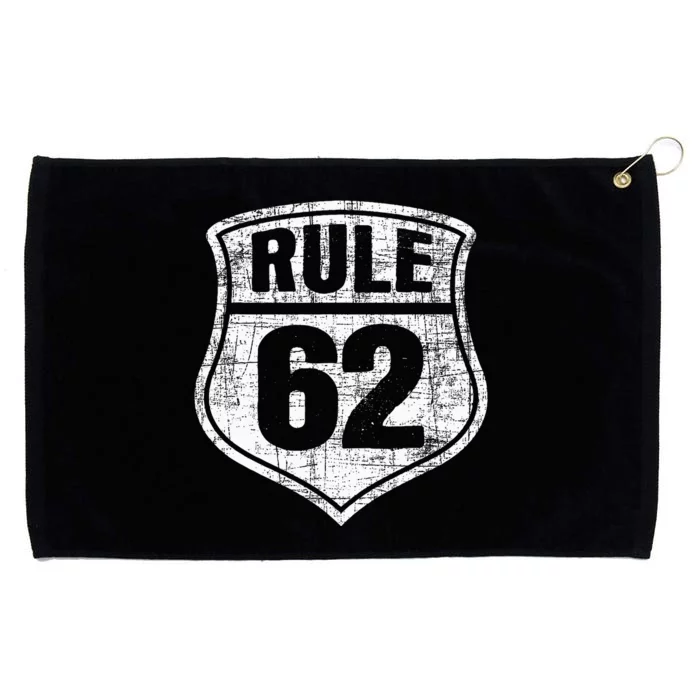 Rule 62 Sobriety Anniversary Recovery Sober Aa Na Grommeted Golf Towel