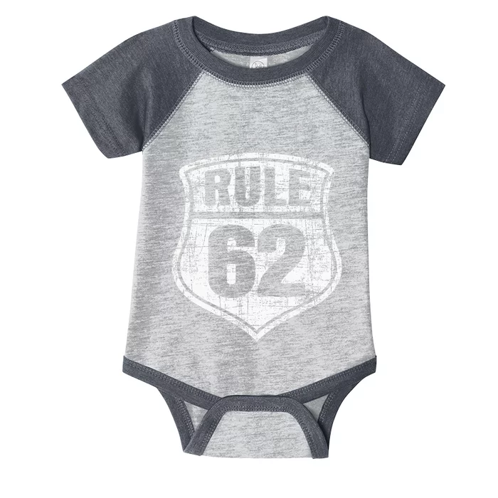 Rule 62 Sobriety Anniversary Recovery Sober Aa Na Infant Baby Jersey Bodysuit