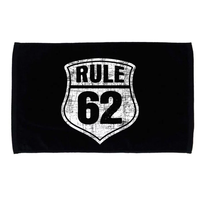 Rule 62 Sobriety Anniversary Recovery Sober Aa Na Microfiber Hand Towel