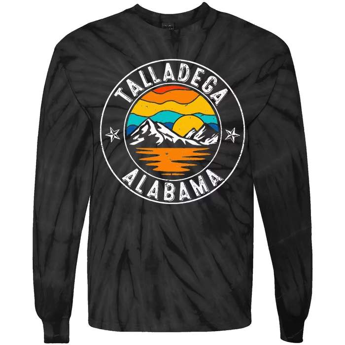 Retro 70s 80s Talladega Alabama Al Tie-Dye Long Sleeve Shirt