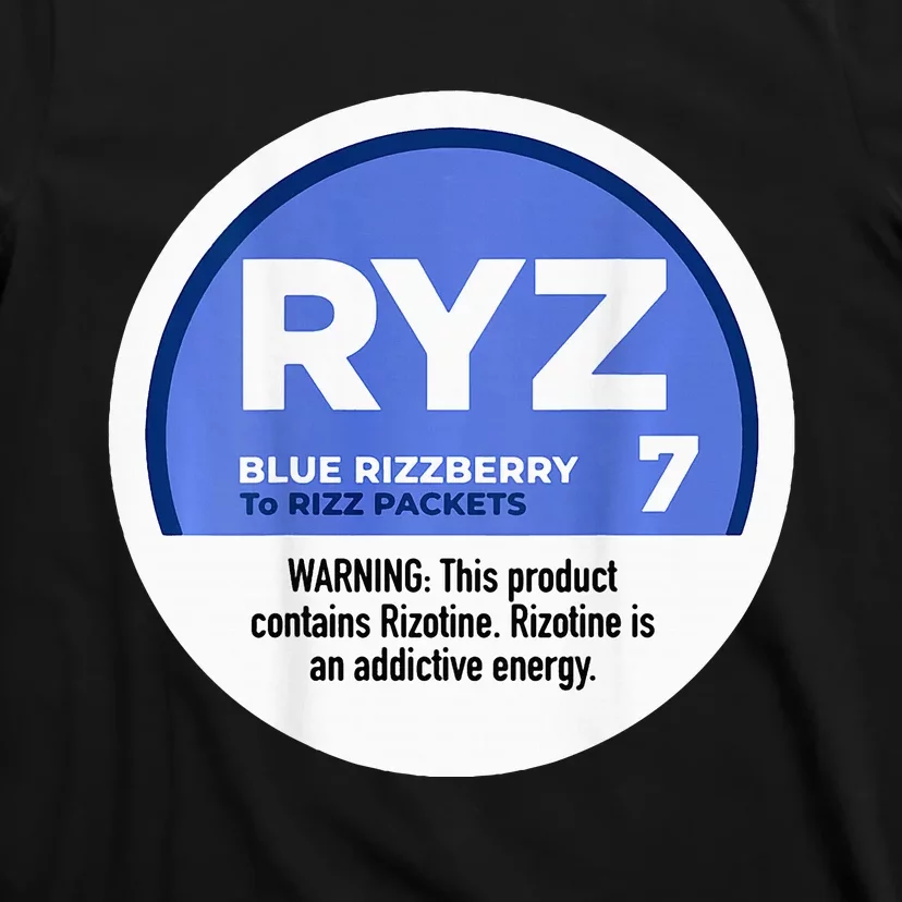 Ryz 7 Blue Rizzberry To Rizz Packets T-Shirt