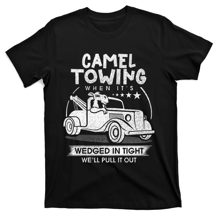 Retro 70s Camel Towing Services Vintage Tow Truck Driver T-Shirt