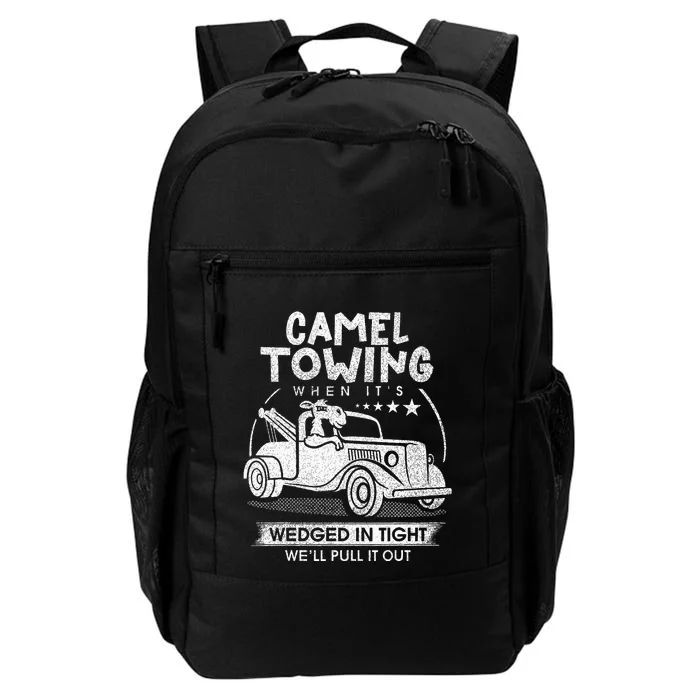 Retro 70s Camel Towing Services Vintage Tow Truck Driver Daily Commute Backpack