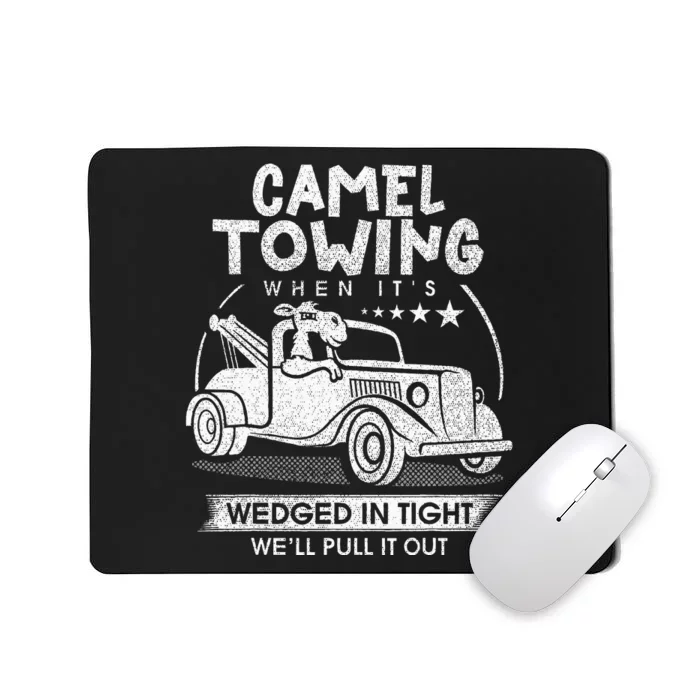 Retro 70s Camel Towing Services Vintage Tow Truck Driver Mousepad