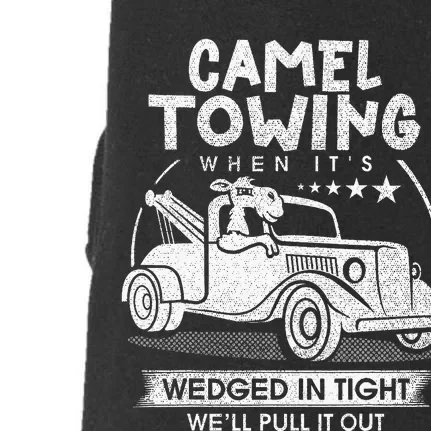 Retro 70s Camel Towing Services Vintage Tow Truck Driver Doggie 3-End Fleece Hoodie