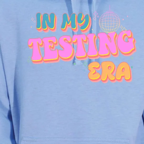 Retro 70's In My Testing Era School Test Time Unisex Surf Hoodie