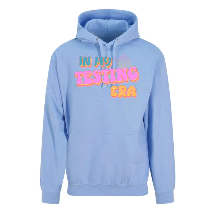 Retro 70's In My Testing Era School Test Time Unisex Surf Hoodie