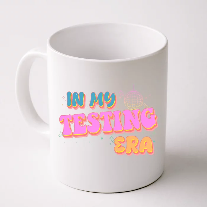 Retro 70's In My Testing Era School Test Time Front & Back Coffee Mug