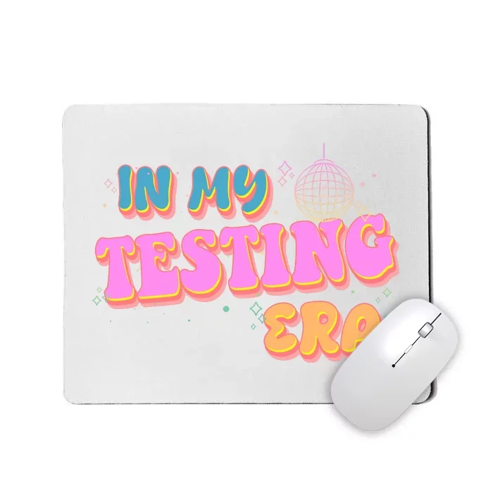 Retro 70's In My Testing Era School Test Time Mousepad