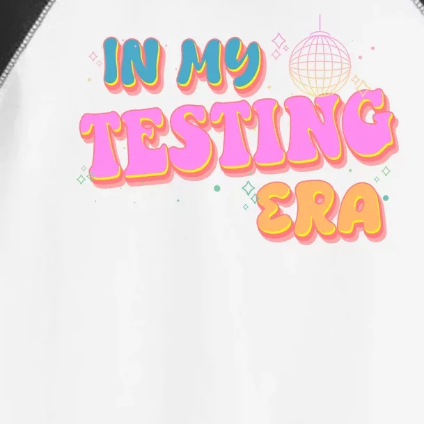 Retro 70's In My Testing Era School Test Time Toddler Fine Jersey T-Shirt