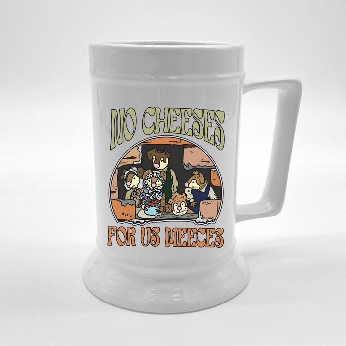 Retro 70s Muppet Christmas Carol Mice No Cheese For Us Meeces Front & Back Beer Stein