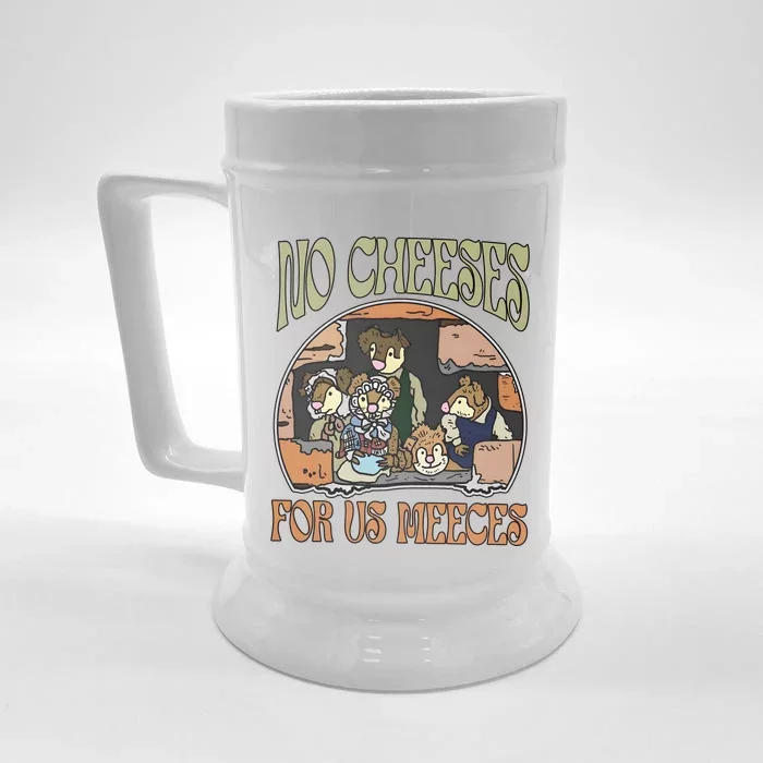 Retro 70s Muppet Christmas Carol Mice No Cheese For Us Meeces Front & Back Beer Stein